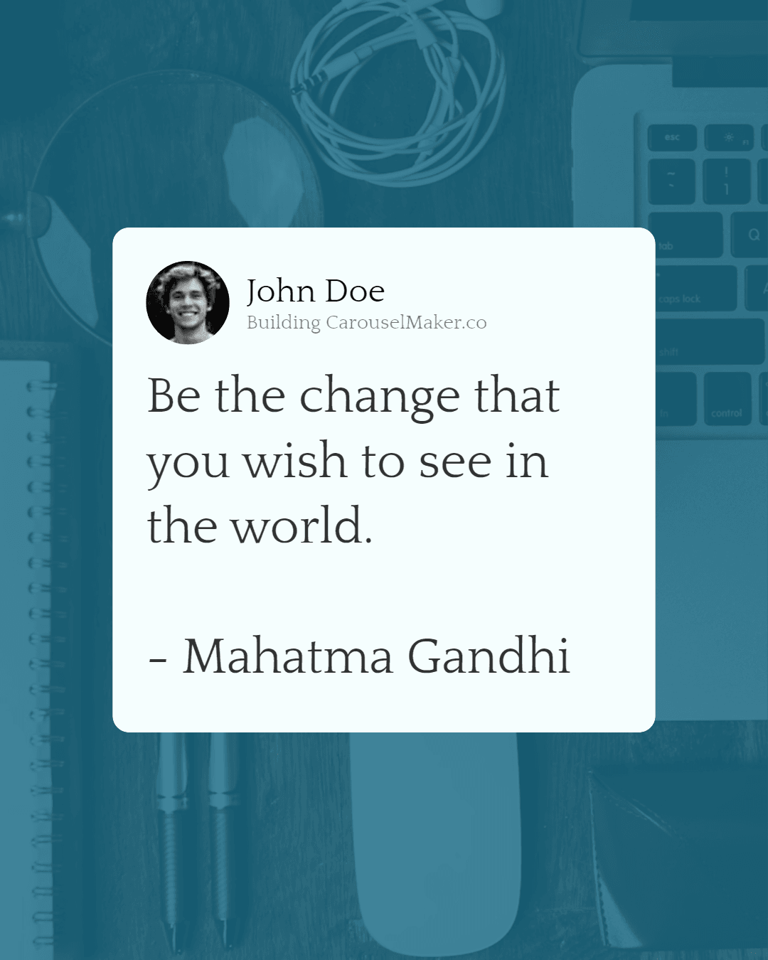 Professional LinkedIn Post Image Generator | CarouselMaker.co