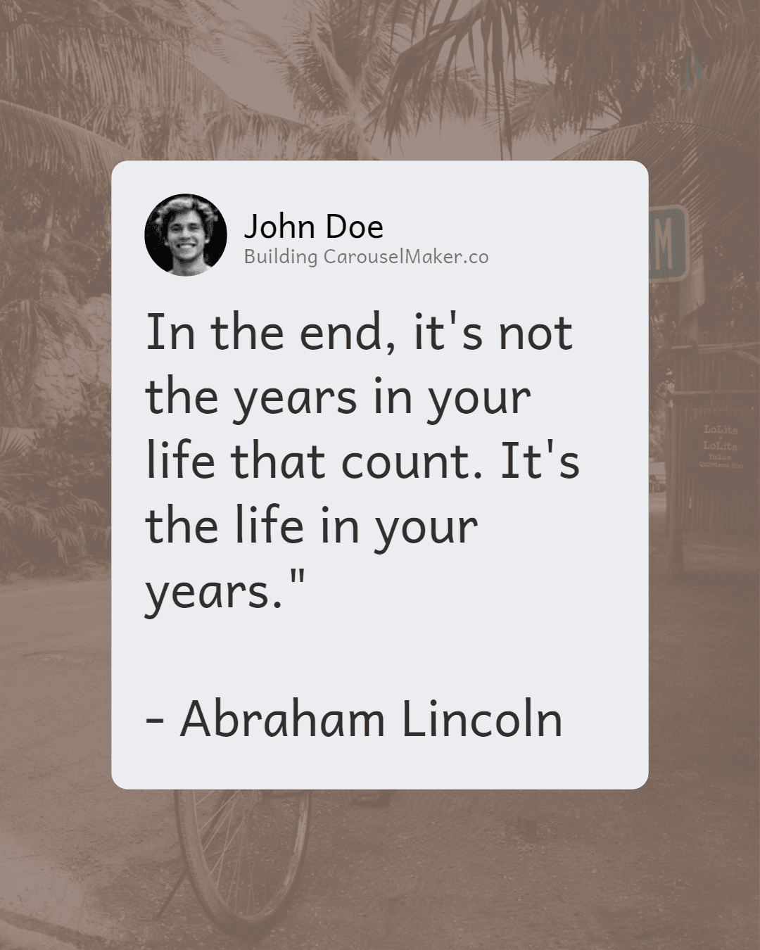 Professional LinkedIn Post Image Generator | CarouselMaker.co