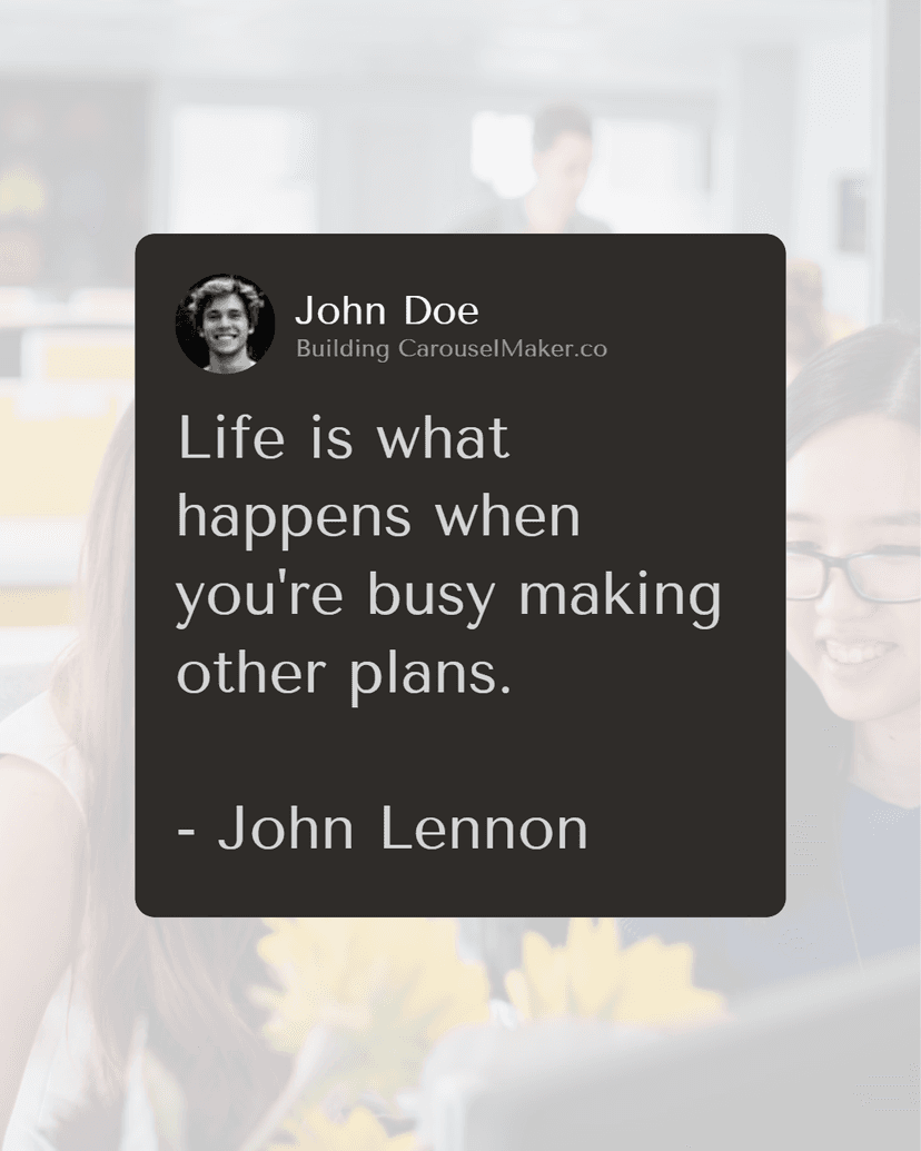 Professional LinkedIn Post Image Generator | CarouselMaker.co