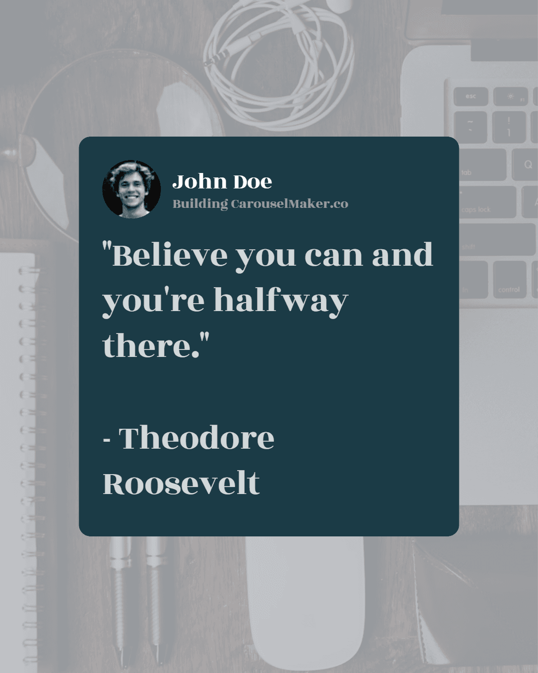 Professional LinkedIn Post Image Generator | CarouselMaker.co